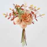 Maxbell Artificial Flowers Bouquet Photo Props Faux Plant for Kitchen Outside Summer Orange