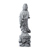 Maxbell Guan Yin Statue Collection Stone Ornament for Housewarming Desktop Fireplace