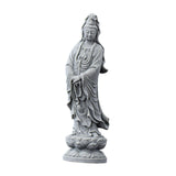Maxbell Guan Yin Statue Crafts Collection Ornament for Desktop Living Room Bookshelf