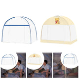 Maxbell Kids Bed Netting Cover Steel Wire Bed Mesh Cover for Home Travel 120cmx200cm