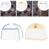 Maxbell Kids Bed Netting Cover Steel Wire Bed Mesh Cover for Home Travel 120cmx200cm
