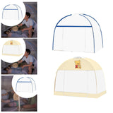 Maxbell Kids Bed Netting Cover Steel Wire Bed Mesh Cover for Home Travel 120cmx200cm