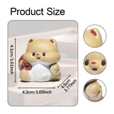 Maxbell Dog Miniature Figurine Tea Pet Tabletop Ornament for Shelf Tea Table Cabinet