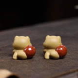 Maxbell Dog Miniature Figurine Tea Pet Tabletop Ornament for Shelf Tea Table Cabinet