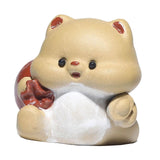 Maxbell Dog Miniature Figurine Tea Pet Tabletop Ornament for Shelf Tea Table Cabinet