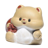 Maxbell Dog Miniature Figurine Tea Pet Tabletop Ornament for Shelf Tea Table Cabinet
