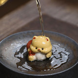 Maxbell Dog Miniature Figurine Tea Pet Tabletop Ornament for Shelf Tea Table Cabinet