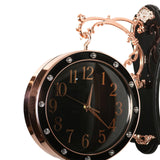Maxbell Double Sided Wall Clock Mute Station Clock for Garden Indoor Outdoor Kitchen black