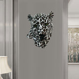 Maxbell Animal Head Plaques Resin 3D Animal Wall Art for TV Cabinet Farmhouse Office