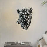Maxbell Animal Head Plaques Resin 3D Animal Wall Art for TV Cabinet Farmhouse Office