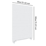 Maxbell Pleated Temporary Shade Blinds Lightweight for Living Room