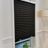 Maxbell Pleated Temporary Shade Blinds Lightweight for Living Room