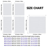 Maxbell Pleated Temporary Shade Blinds Lightweight for Living Room