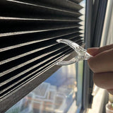 Maxbell Pleated Temporary Shade Blinds Lightweight for Living Room