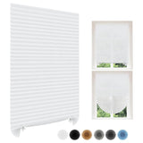 Maxbell Pleated Temporary Shade Blinds Lightweight for Living Room