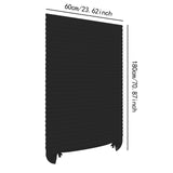 Maxbell Pleated Temporary Shade Blinds Lightweight for Living Room