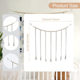 Maxbell Macrame Wall Hanging Tassel Woven Tapestry for College Dorm Home Living Room