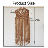 Maxbell Macrame Lamp Shade Pendant Ceiling Light Cover for Living Room Hotel Bedroom