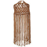 Maxbell Macrame Lamp Shade Pendant Ceiling Light Cover for Living Room Hotel Bedroom