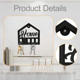 Maxbell Wall Mount Key Holder Easy to Install Key Hanger for Entryway Hallway Office