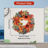 Maxbell Fall Wreaths for Front Door 18 " for Harvest Festival Wall Housewarming Gift