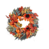 Maxbell Fall Wreaths for Front Door 18 " for Harvest Festival Wall Housewarming Gift