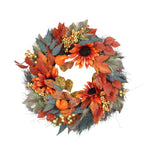 Maxbell Fall Wreaths for Front Door 18 " for Harvest Festival Wall Housewarming Gift
