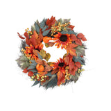 Maxbell Fall Wreaths for Front Door 18 " for Harvest Festival Wall Housewarming Gift