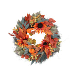 Maxbell Fall Wreaths for Front Door 18 " for Harvest Festival Wall Housewarming Gift