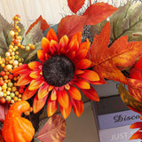 Maxbell Fall Wreaths for Front Door 18 " for Harvest Festival Wall Housewarming Gift