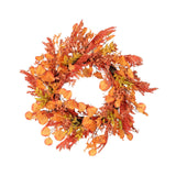 Maxbell Fall Wreaths for Front Door Lifelike Outside 18 inch for Home Farmhouse Wall