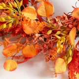 Maxbell Fall Wreaths for Front Door Lifelike Outside 18 inch for Home Farmhouse Wall