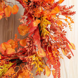 Maxbell Fall Wreaths for Front Door Lifelike Outside 18 inch for Home Farmhouse Wall