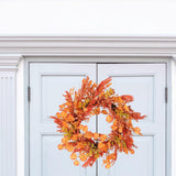 Maxbell Fall Wreaths for Front Door Lifelike Outside 18 inch for Home Farmhouse Wall