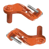 Maxbell 2Pcs T Post Gate Hinge Pins Steel Heavy Duty Gate Hanger for Garden Backyard