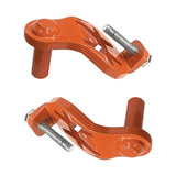 Maxbell 2Pcs T Post Gate Hinge Pins Steel Heavy Duty Gate Hanger for Garden Backyard