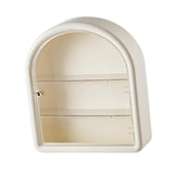 Maxbell Wall Mounted Figure Display Case Cabinet Countertop Waterproof Organizer Box White