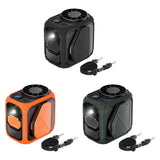 Maxbell Outdoor Waist-hanging Fan Multiuse Quiet Clip on for Barbecue Cycling Hiking Black