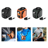 Maxbell Outdoor Waist-hanging Fan Multiuse Quiet Clip on for Barbecue Cycling Hiking Black