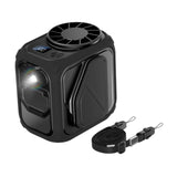 Maxbell Outdoor Waist-hanging Fan Multiuse Quiet Clip on for Barbecue Cycling Hiking Black