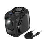 Maxbell Outdoor Waist-hanging Fan Multiuse Quiet Clip on for Barbecue Cycling Hiking Black