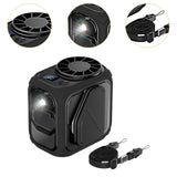 Maxbell Outdoor Waist-hanging Fan Multiuse Quiet Clip on for Barbecue Cycling Hiking Black