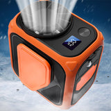 Maxbell Outdoor Waist-hanging Fan Multiuse Quiet Clip on for Barbecue Cycling Hiking Green