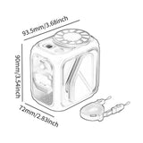 Maxbell Outdoor Waist-hanging Fan Multiuse Quiet Clip on for Barbecue Cycling Hiking Green