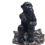 Maxbell Gorilla Statue Modern Decorative Sculpture for Entrance Desk Home Decoration