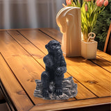 Maxbell Gorilla Statue Modern Decorative Sculpture for Entrance Desk Home Decoration