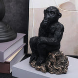 Maxbell Gorilla Statue Modern Decorative Sculpture for Entrance Desk Home Decoration