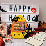 Maxbell 16x Halloween Picture Frame Craft Kit Party Embellishments DIY Wooden Crafts