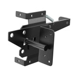 Maxbell Heavy Duty Self Locking Gate Latch Black Post Mount for Garden Farmhous Yard