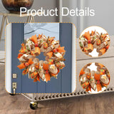 Maxbell Fall Wreath Decorative Round Autumn Wreath for Indoor Outdoor Cafe Fireplace